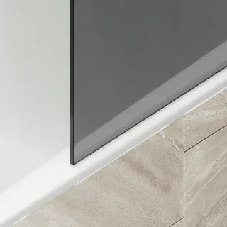 Шторка на ванну MaybahGlass MGV-252-2ш 30см бронза